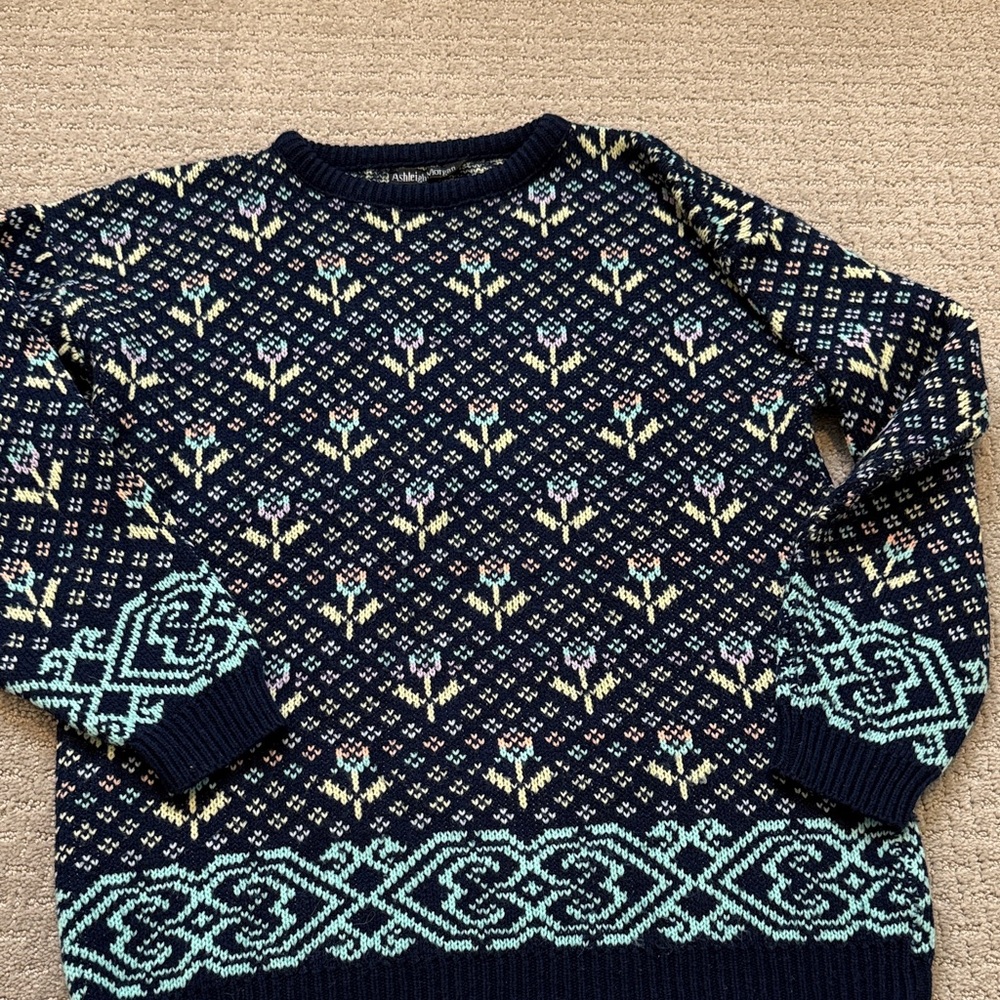 Retro vintage made in USA sweater Ashleigh Morgan